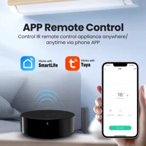 Tuya Wifi IR Remote Control Smart Wifi Universal Infrared Work with Alexa Google Home - Image 3