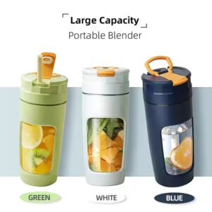 Small Personal Blender Eco-fiendly TRITAN 4 Ultra-Sharp Blades USB Rechargeable Portable Fresh Fruit Mixer Smoothie Blender - Image 3