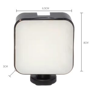 Flexible vlogging kit for iPhone 15 Camera Phone Wireless Remote Tripod LED Light Super Bright Selfie Stick with Microphone - Image 5