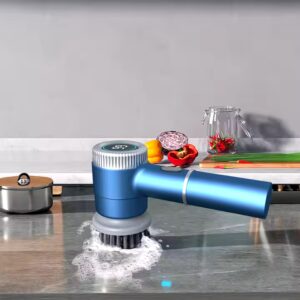 Kitchen Dishwashing Brush Sink Cleaner Bathroom Bathtub Clean Brush Spin electric Scrubber Electric Cleaning Brush - Image 6