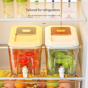Household 6L Iced Beverage Dispenser Refrigerator Cold Water Kettle with Faucet Large Capacity Plastic Beverage Pot - Image 7