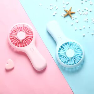 Ready To Ship Electric Small Handheld Personal Fan USB Rechargeable Mini Cute Portable Fan With Stand - Image 7