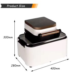 12L Smart Digital Household Electric Air Fryer Clamshell LCD Display Air Fryer - Image 6
