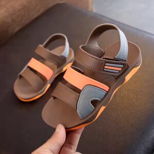 Cheap Wholesale Lightweight Comfortable Kids Boys Fashion Sport Sandals Open Toe Summer Ankle Strap Flat Sandals for Childr - Image 4