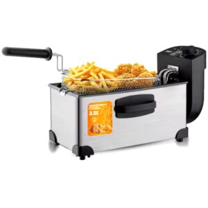 RAF Mini Electric Fryer Multifunctional Home Electric Deep Fryers Commercial Kitchen Chicken French Fries RAF Brand Deep Fryer - Image 3