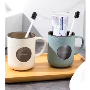Creative Tooth-brushing Cups Fashion Large Capacity Tooth Mug PP Plastic Water Mug Bathroom Household Supplies - Image 4