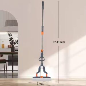 Cotton Mop Household Flat Hand Wash Water Uptake Sponge Folds Squeeze Water Dry and Wet Dual Folding Sponge Mop - Image 7