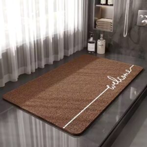 Quick-Drying Non-Slip Eco-Friendly PVC Coil Shower Mat for Bathtub Cushioned Loofah-Permeable Water Bath Mat Rectangle Shape - Image 7