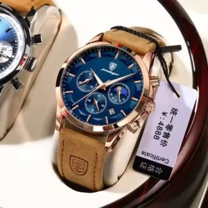 Men Quartz Watch Stainless Steel Band - Image 6