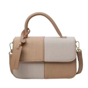 Large capacity 2 size thick PU leather tote bag - Image 3