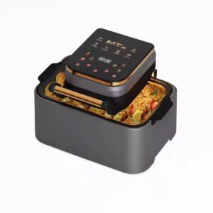 12L Smart Digital Household Electric Air Fryer Clamshell LCD Display Air Fryer - Image 2