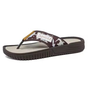 Navy Thick Platform Non-Slip Fashion Eva Flip Flop - Image 3