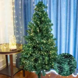Green Copper Wire String Light Christmas Tree Decorative Lighting with Waterproof USB Plug and Battery Box for Holiday Layouts - Image 3