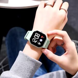 Student electronic Digital Fashion Sports watch Cheap silicone lighting sport Child LED Watch For Kids Digital Watches - Image 4