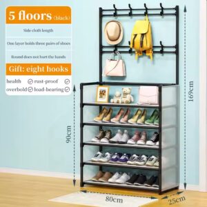 Simple Shoe And Hat Integrated Stand Indoor Multi-layer Dust And Space Saving Simple Shoe Rack At The Entrance For Household Use - Image 7