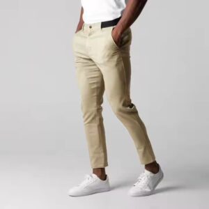 Four seasons new men's casual pants business pants - Image 3