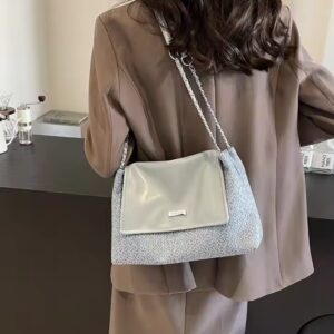 Casual soft leather large capacity versatile chain shoulder bag - Image 4