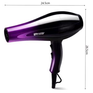 5 in one black purple pink red hair blow dryer comb professional hair dryer 2022 - Image 6