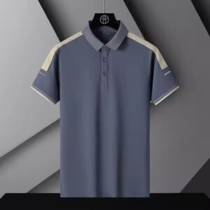 High Quality Low Price Men's Tshirts Summer Ice Cold Breathable Business Golf Polo Shirt For Man - Image 5