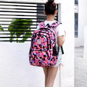 kids School Bags 3pcs set for girls waterproof Student Backpack Nylon zipper Travel college Bags teenagers daily - Image 6