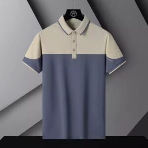 High Quality Low Price Men's Tshirts Summer Ice Cold Breathable Business Golf Polo Shirt For Man - Image 3