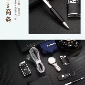 Wholesale Promotional Luxury Business Gifts Items Wallets watches gift set for men Personalized Custom Logo Corporate Gift Set - Image 3