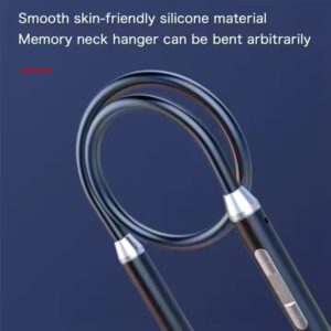 Wireless Headphones Blue tooth 5.0 Neckband Earphones Silicone Hifi 9D Stereo Sports Headset Halter Waterproof Magnetic Earbuds - Image 6