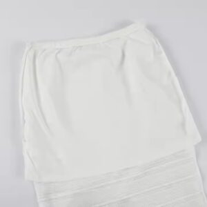Strapless Bandeau Women Two Pieces Swimwear Slit Beach Skirt Bikini Top Beachwear - Image 6
