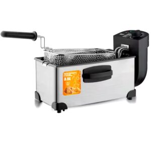 RAF Mini Electric Fryer Multifunctional Home Electric Deep Fryers Commercial Kitchen Chicken French Fries RAF Brand Deep Fryer - Image 6