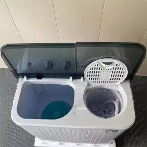 Hot 10kg double bucket semi-automatic washing machine top load household washing machine - Image 5
