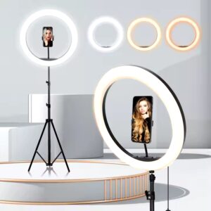 HOT 14 Inch Led Selfie Rgb Ring Light Photographic Tik Tok Ringlight Dimmable Live makeup Ring light - Image 7