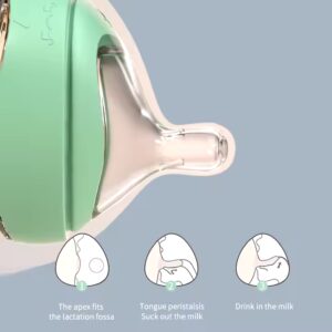 Custom baby product 150ml small cute triangle baby milk feeding bottle - Image 6