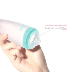 BH Baby Food Squeeze Spoon Feeder silicone food feeder silicone squeeze feeder - Image 5