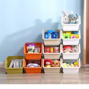 Plastic Floor Type Kitchen Storage Drawer Vegetable And Fruit Storage Rack Multi-functional Toy Shelf - Image 7