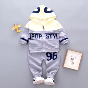 Autumn New Arrival Fashion 1-3 Years Baby Clothes Set Casual Long Sleeve Sweater Sets with Solid Pattern Short Sleeves - Image 5