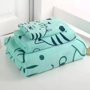Three-Piece Cotton Bath Towel Set - Image 5