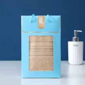 Washcloth Cotton Towel Solid Thickened Absorbent Towel Pure Cotton Quick Absorbent Soft Quick Dry Thickened Face Towel - Image 4