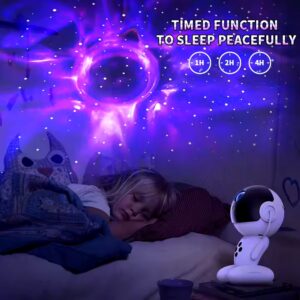 Rotatable Magnet Remote Control Robot Skylight Nebula Cloud Galaxy Projector for Room Ceiling - Image 6
