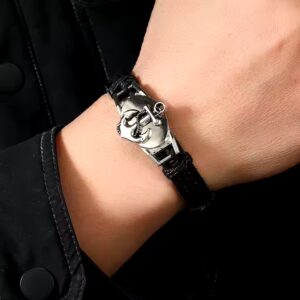 New fashion Anchor bracelets Men Accessories Bracelet Vintage Leather Bracelet & Bangle - Image 5