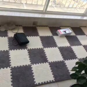 Interlocking Floor Mats Tiles Eva Puzzle Hairy Rug - Image 3