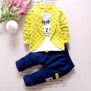 High quality custom fashion children clothes set boys trendy clothes - Image 3