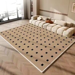 Modern style Rug Popular Cream Style Carpet Living Room Luxury New Vintage Light French Bedroom Bedside Luxury Area Carpet - Image 5