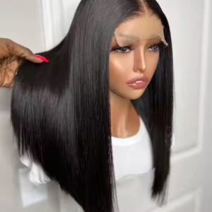 Brazilian Hair Wig 4x4 Closure Short Bob Wigs For Black Women - Image 3