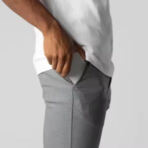 Four seasons new men's casual pants business pants - Image 6