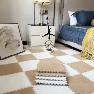 Interlocking Floor Mats Tiles Eva Puzzle Hairy Rug - Image 4