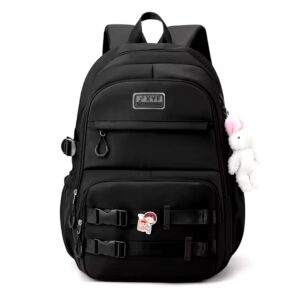 Schoolbag for girls high school load relief ridge protection large capacity ins wind simple student backpack - Image 4