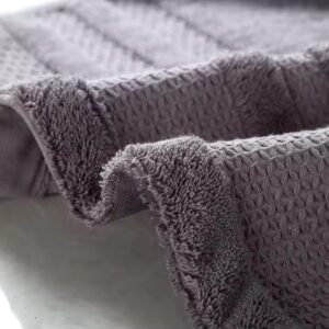 Wholesale high quality luxury 100% cotton soft lint free terry bath linens 5 star hotel thick dobby bath towels set - Image 5