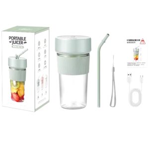 Creative Smoothies Travel Portable Blender Cup 30s Ice Crushing Power USB Juicer Blender 350ml Mini Personal Blender with Straw - Image 4