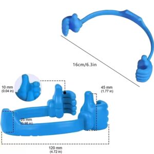 Cute Thumb-up Desktop Cell Phone Holder Stand Adjustable Plastic Lazy Phone Stand - Image 7