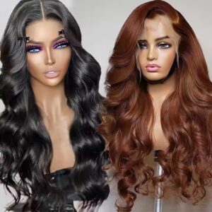 150% 180% Density HD Full lace Human Hair Wig natural body wave Virgin Human Hair Lace Front Wig for Black Women - Image 4